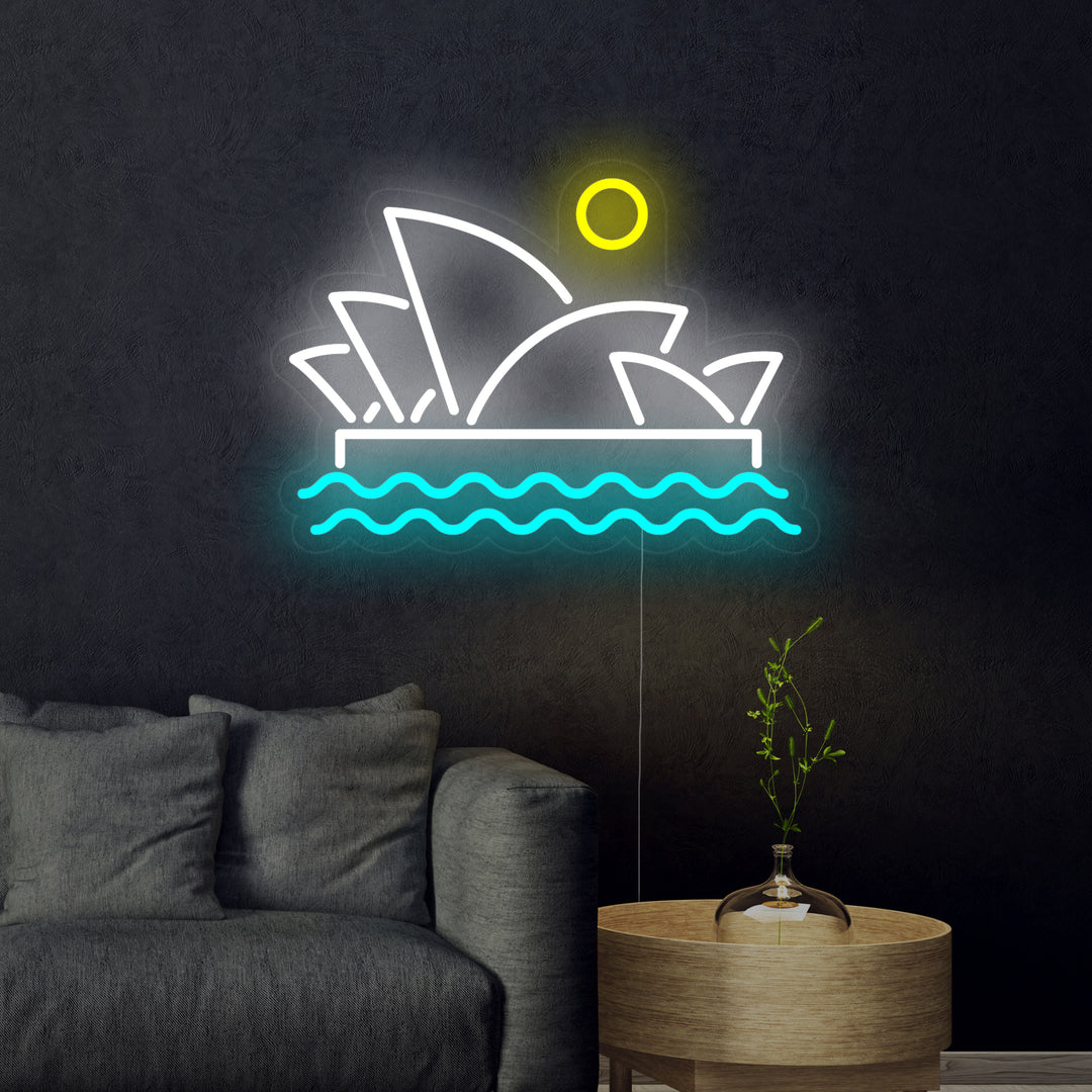 "Operagebouw Sydney" Neon Verlichting