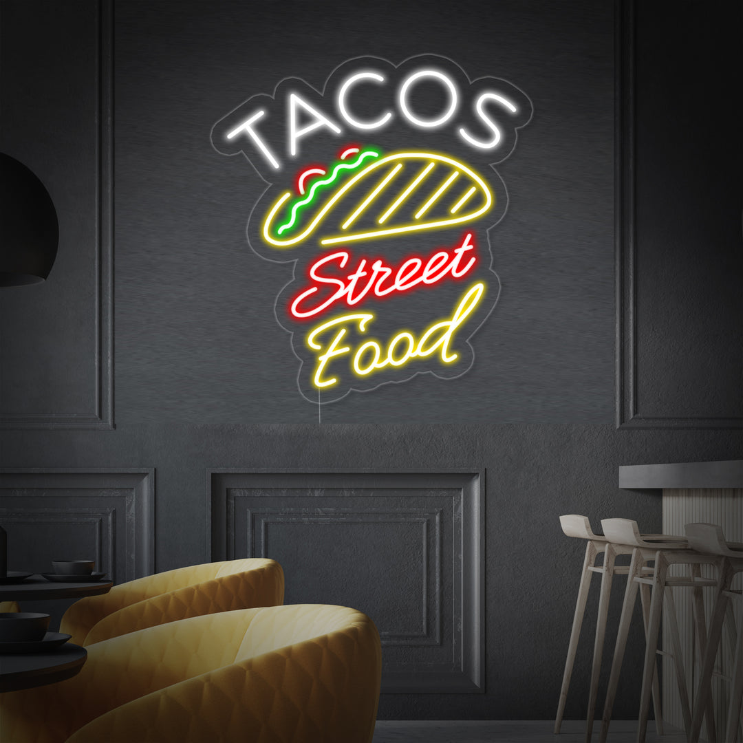"Tacos Sweet Food" Neon Verlichting