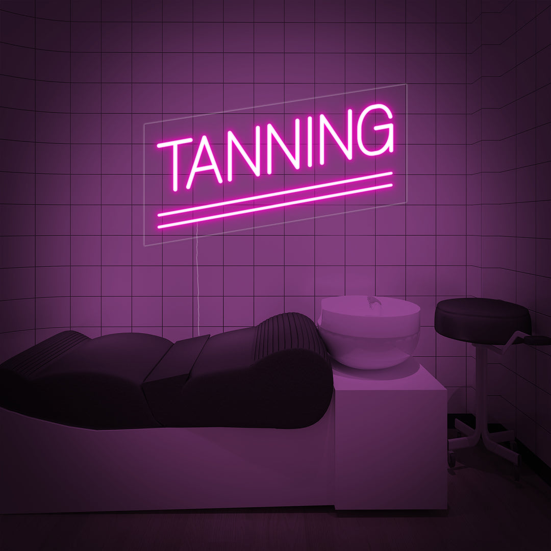 "Tanning" Neon Verlichting