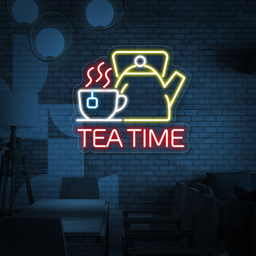 "Tea Time" Neon Verlichting
