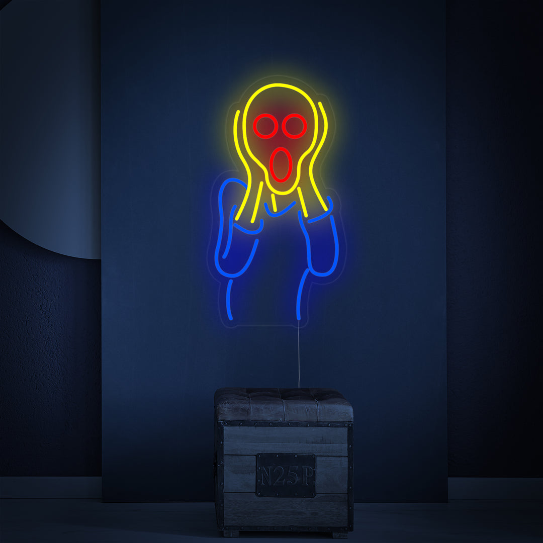"De Schreeuw Edvard Munch" Neon Verlichting