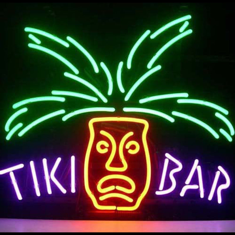 "TIKI Bar Paradijs Palm Bier" Neon Verlichting