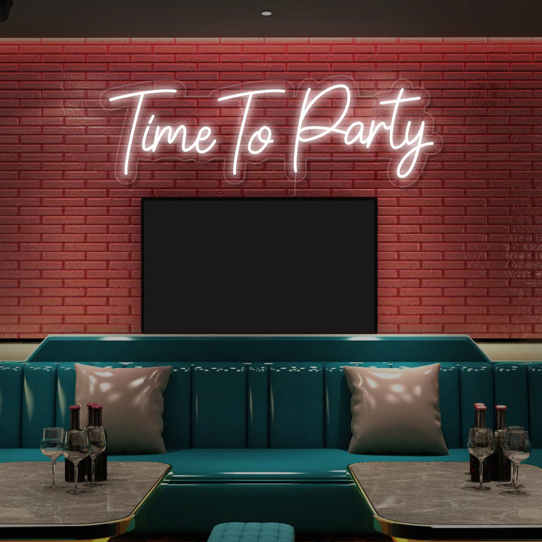 "Time To Party" Neon Verlichting
