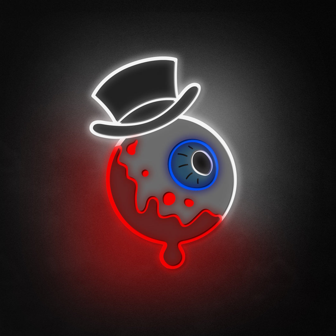 "Top Hat Oogbal" Neon Like