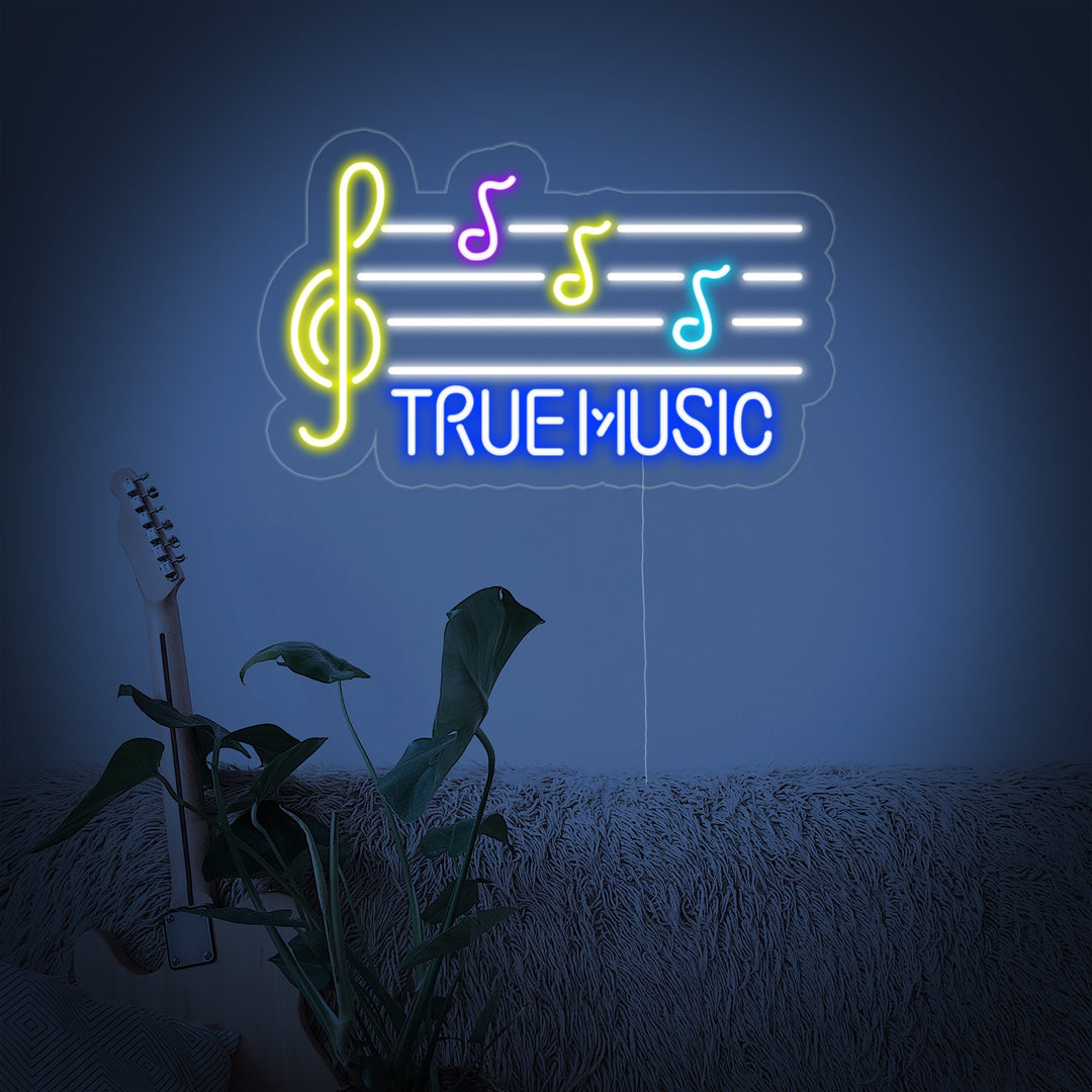 "True Music" Neon Verlichting