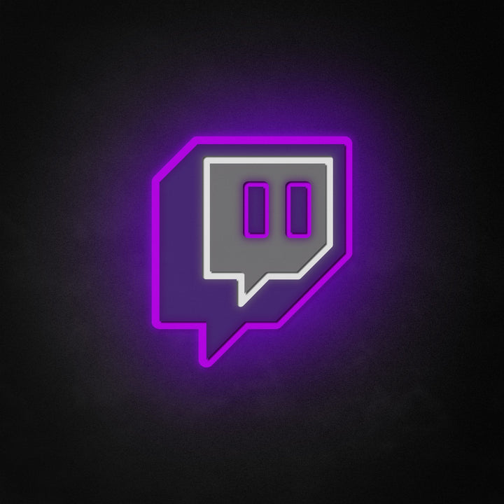 "Twitch -logo" Neon Like