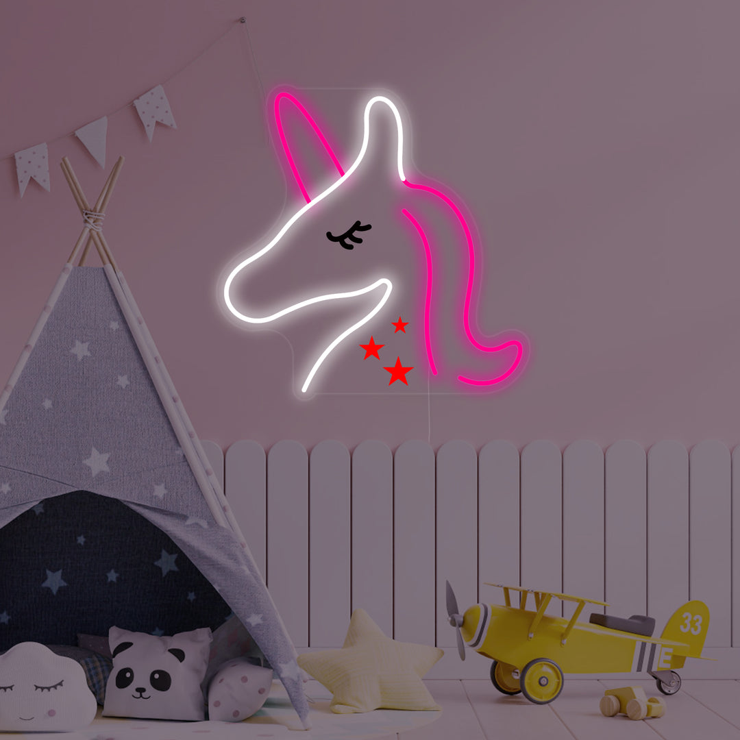 "Eenhoorn, Kinderkamer Decor" Neon Verlichting