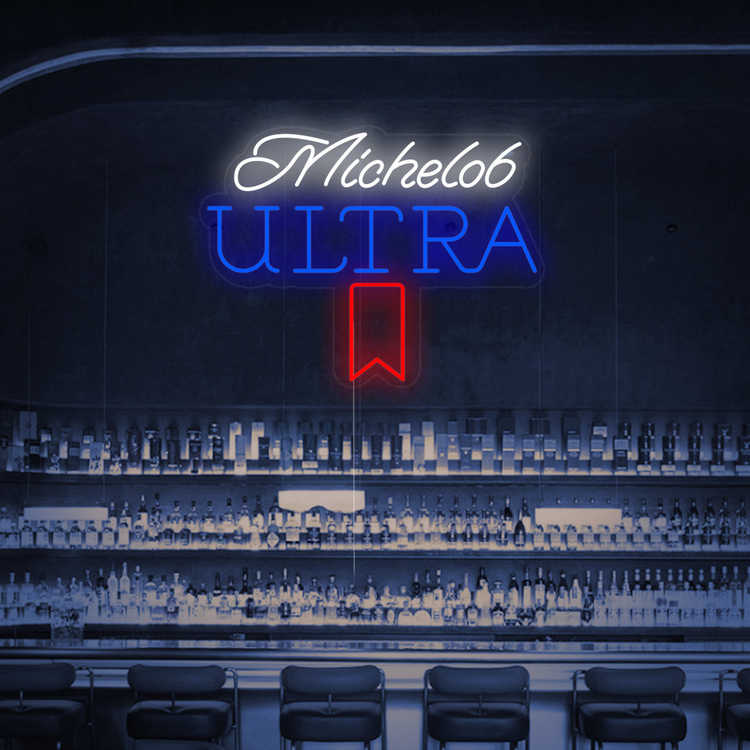 "Vintage Michelob Ultra Bierbar" Neon Verlichting