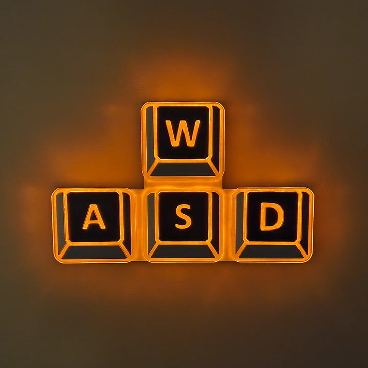 "WASD-toetsen" Neon Like