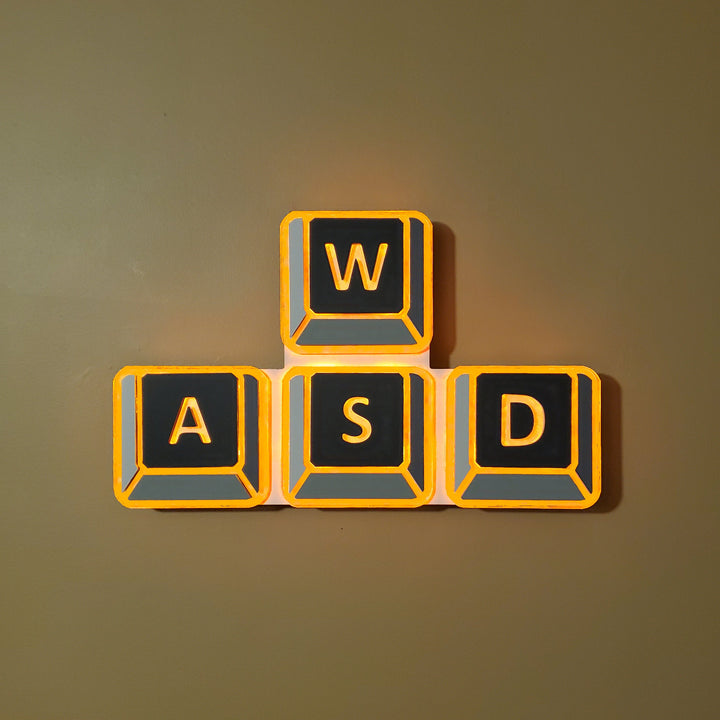 "WASD-toetsen" Neon Like