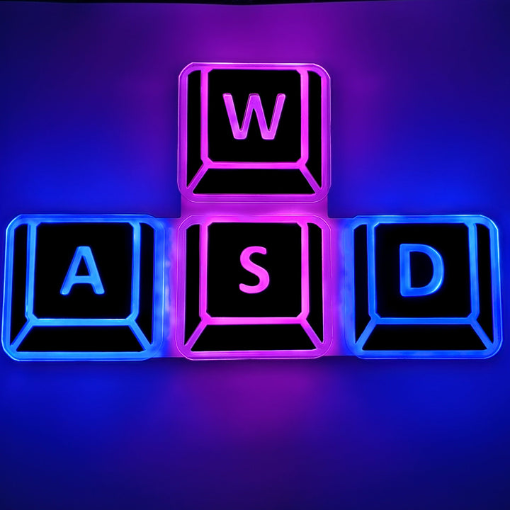 "WASD-toetsen" Neon Like