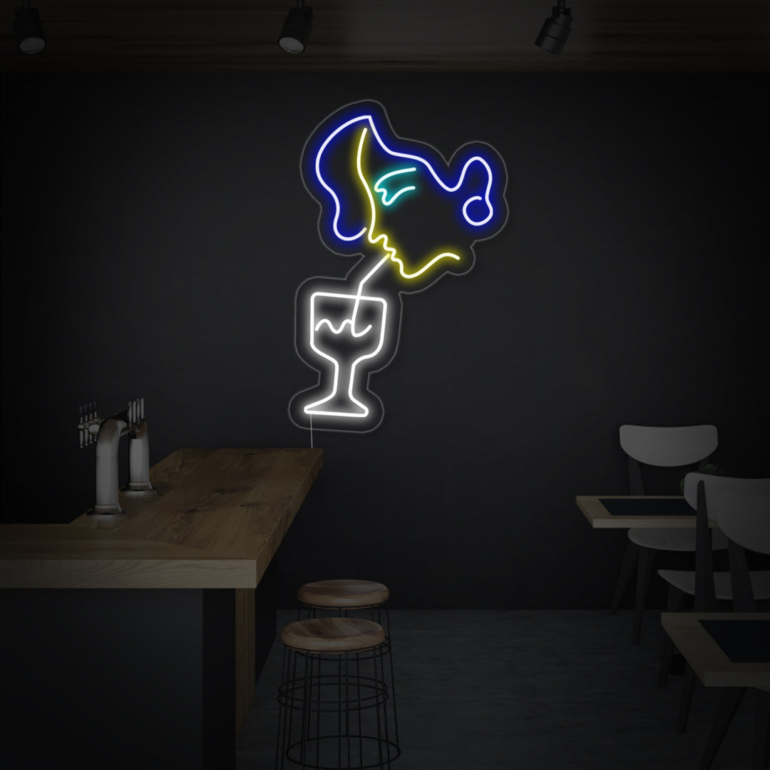 "Vrouwen, Drinken" Neon Verlichting