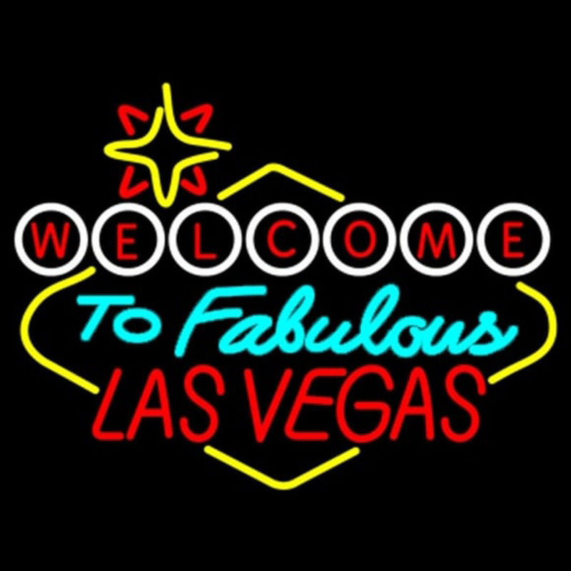 "Welcome To Las Vegas" Neon Verlichting