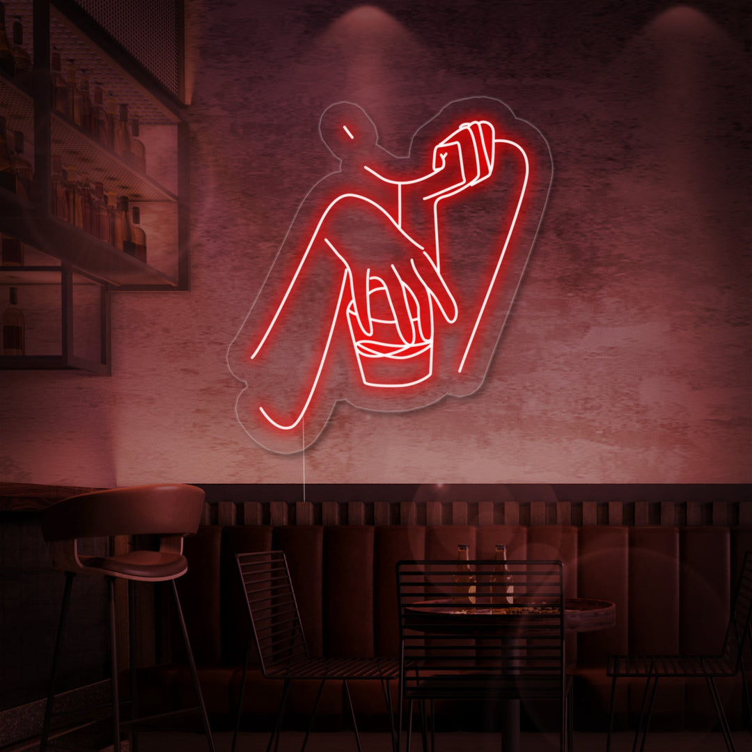 "Whiskey Vrouwenbar" Neon Verlichting