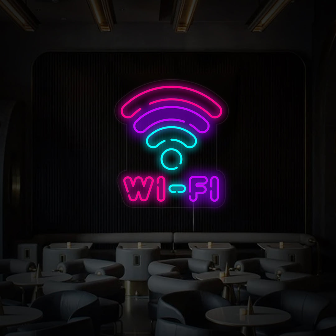 "Wifi Symbool" Neon Verlichting