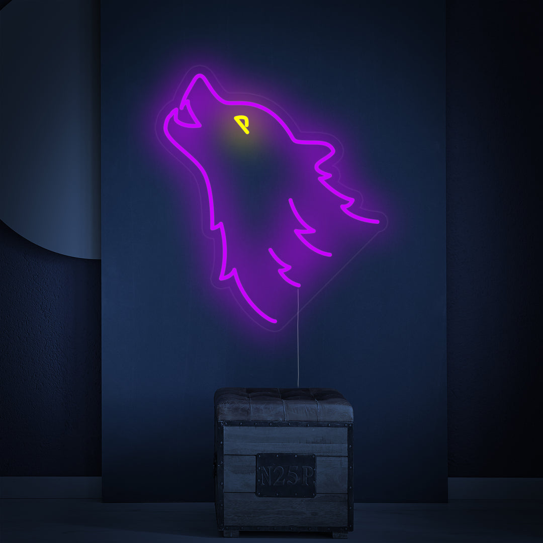 "Wolvenkop" Neon Verlichting