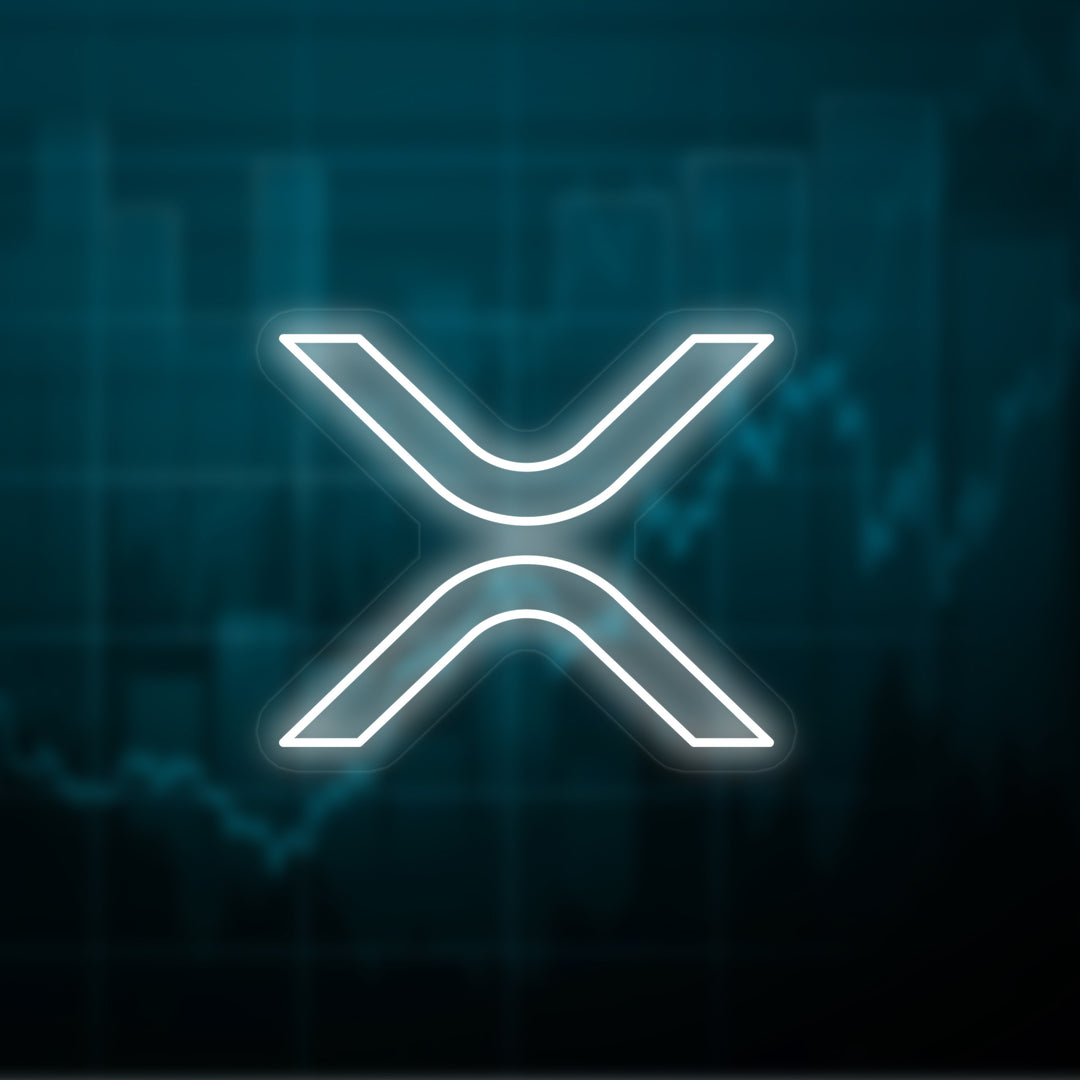"XRP Ripple Symbool" Neon Verlichting
