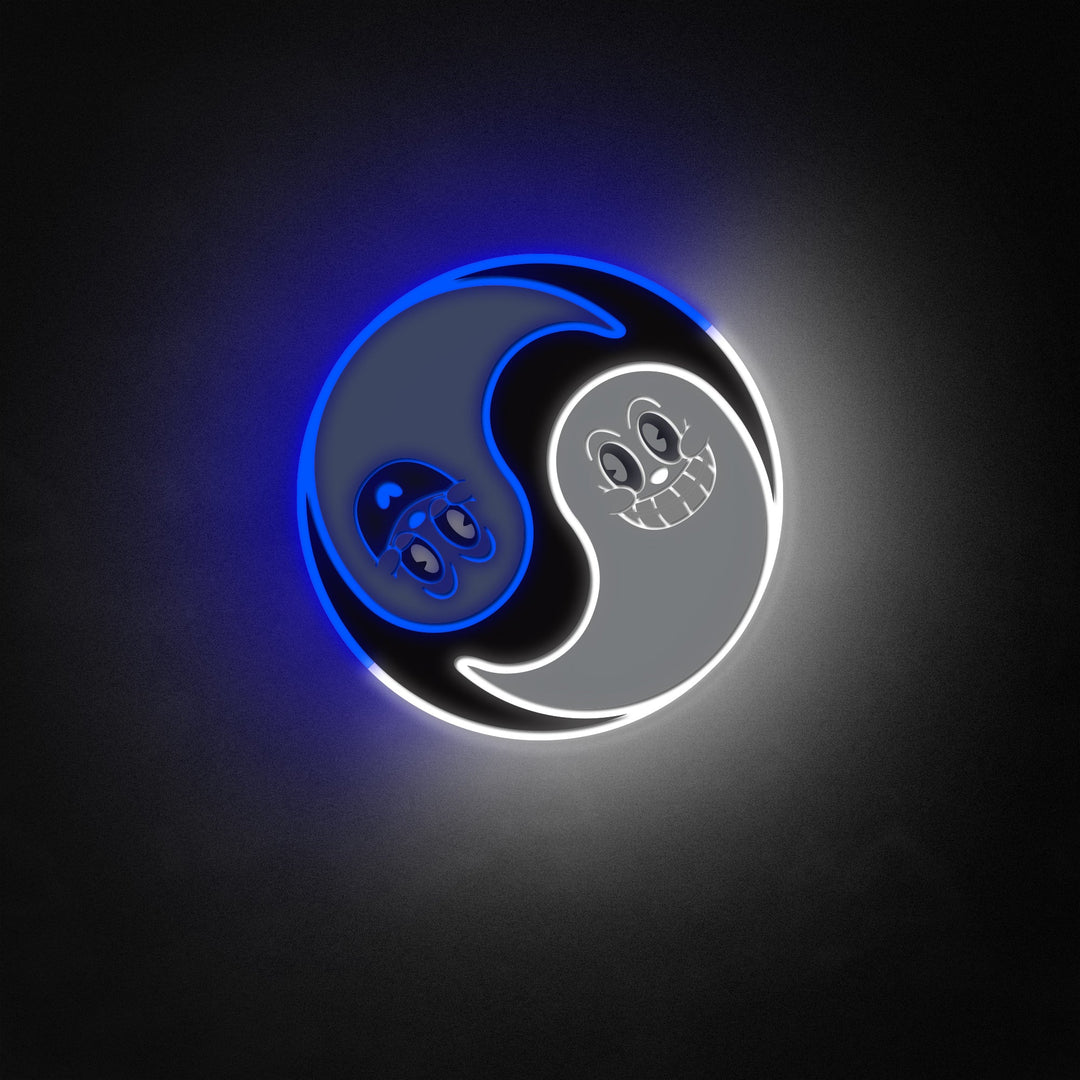 "Yinyang -geesten" Neon Like