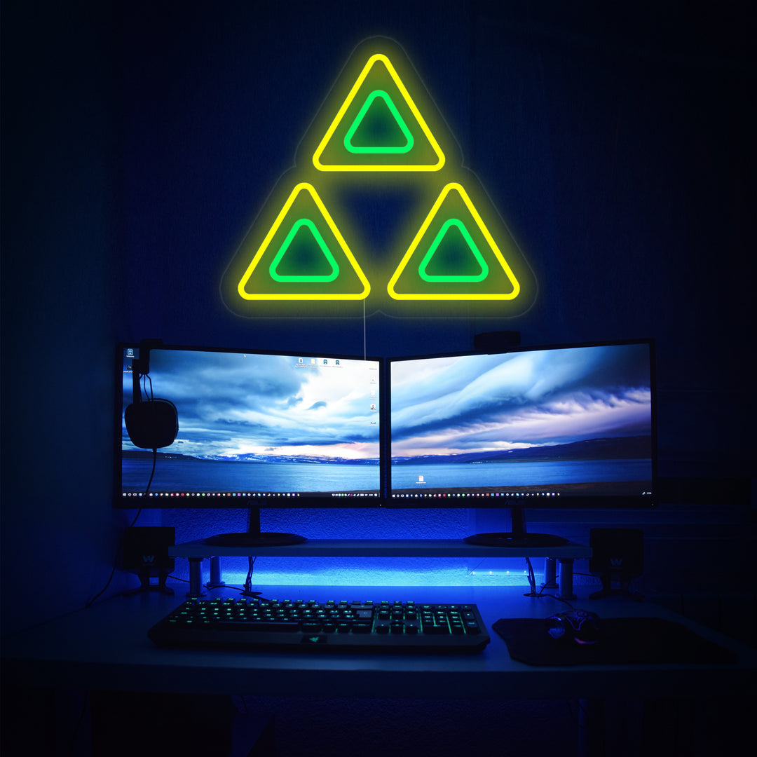 "Zelda Triforce" Neon Verlichting