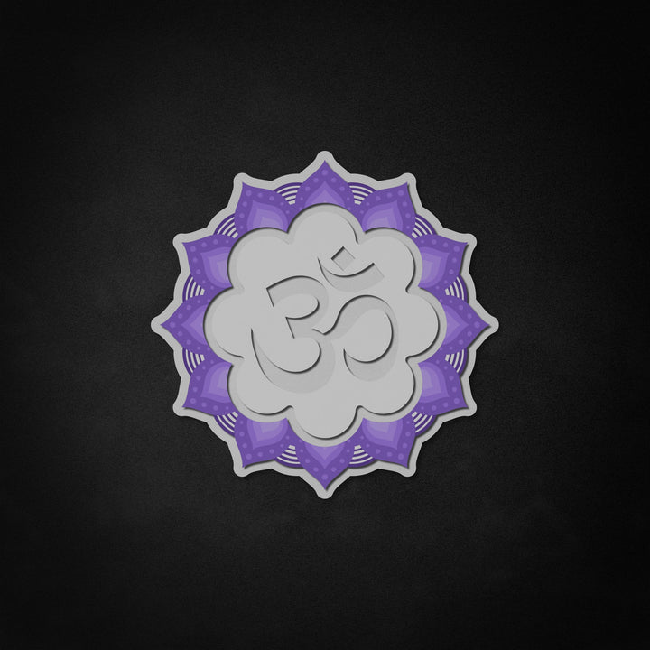 "Om, yoga-decor" Neon Like