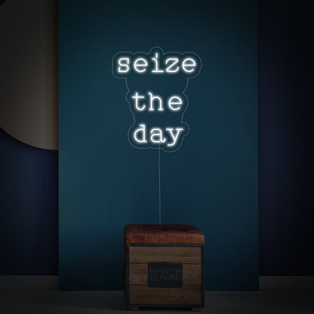 "Seize The Day" Neon Verlichting