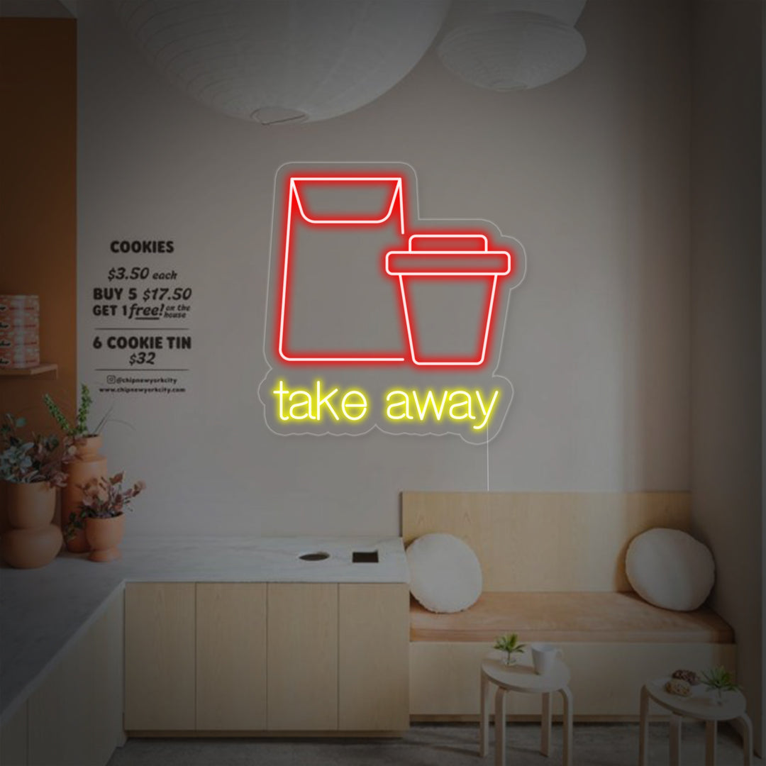 "Take Away" Neon Verlichting