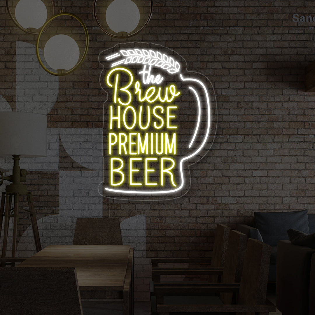 "the Brew House Premium Beer" Neon Verlichting