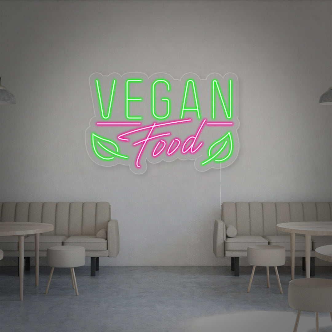 "Vegan Food" Neon Verlichting