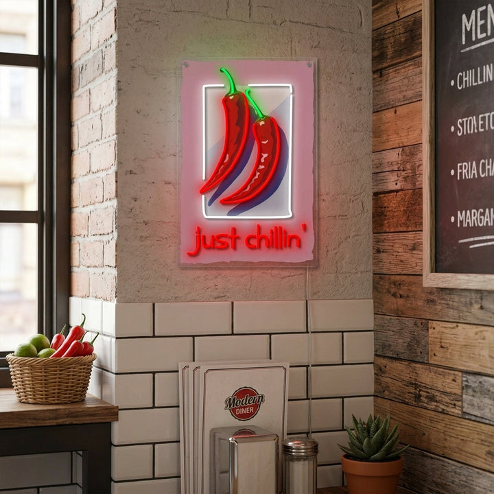 "Just Chillin" Neonbord