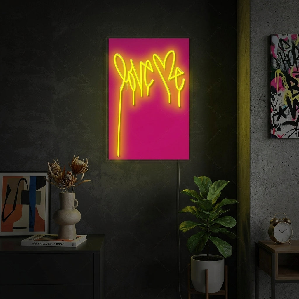 "Love Me" Neonbord