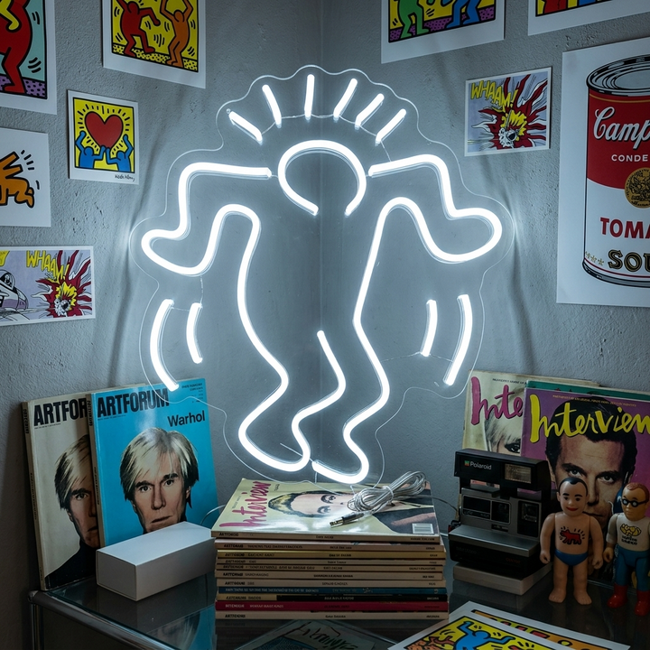 "Dansende Man" Neon Verlichting