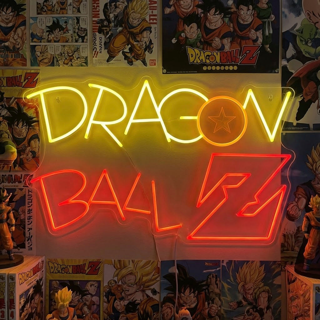 "Dragon Ball Z Logo Anime" Neon Verlichting