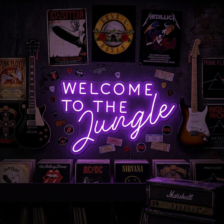 "Welcome to the Jungle" Neon Verlichting