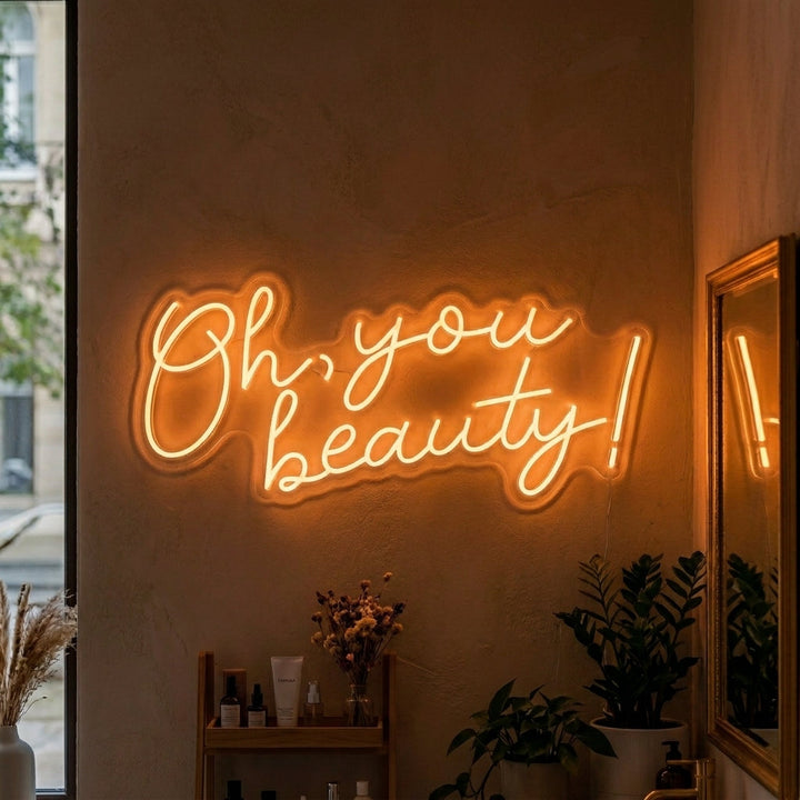 "Oh You Beauty" Neon Verlichting