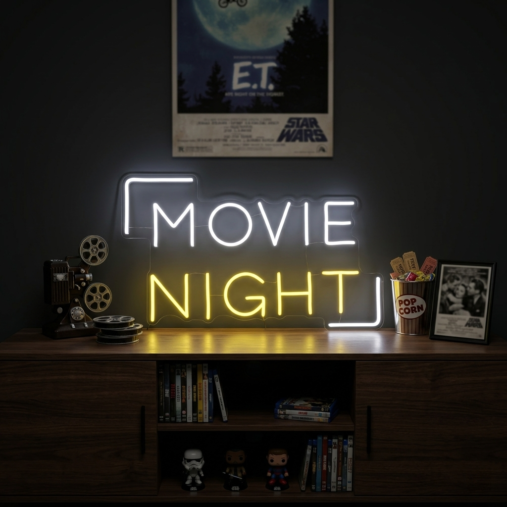"Movie Night" Neon Verlichting