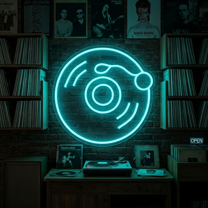 "Vinyl" Neon Verlichting