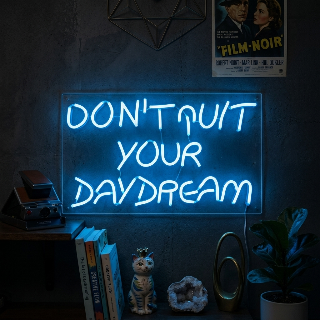 "Donot Quit Your Daydream" Neon Verlichting
