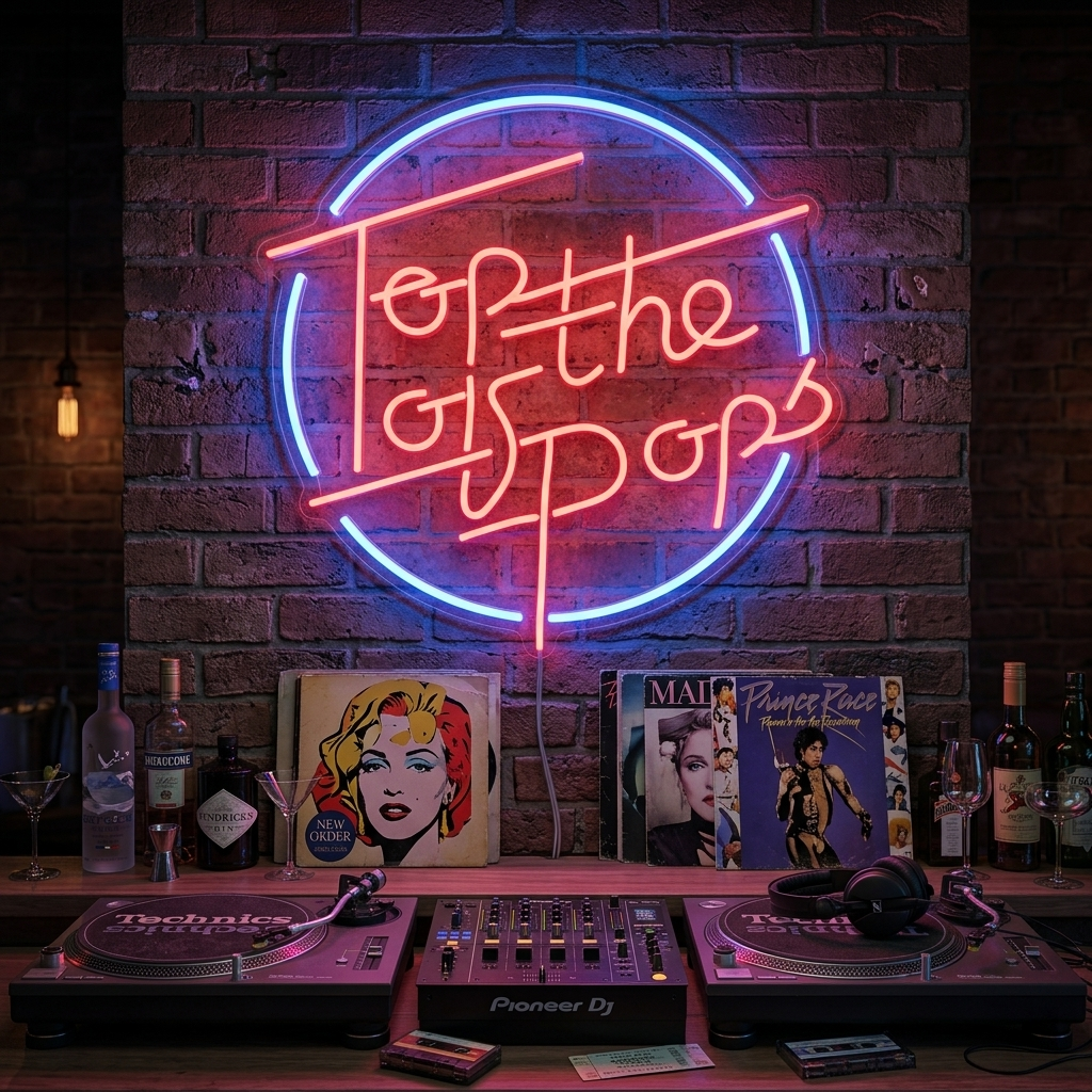 "Top of The Pops" Neon Verlichting