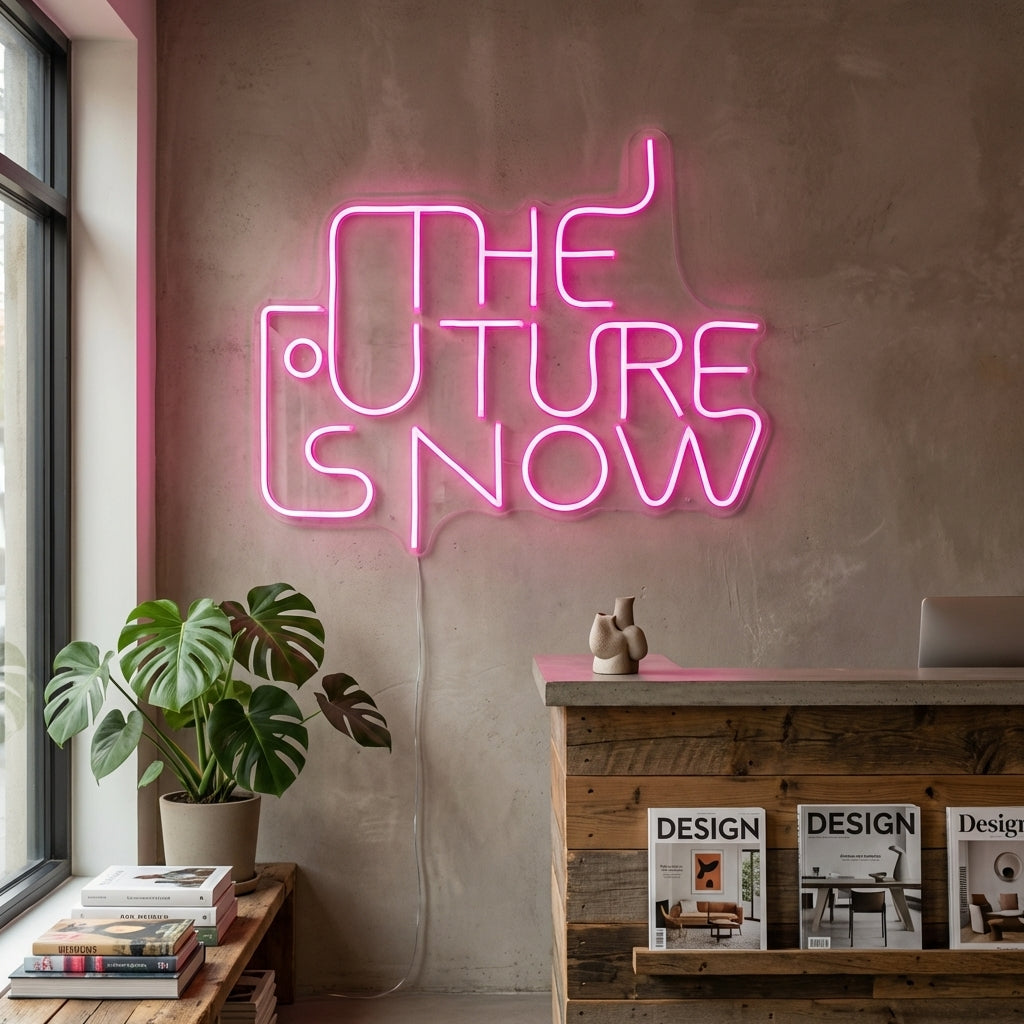 "The Future is Now" Neon Verlichting