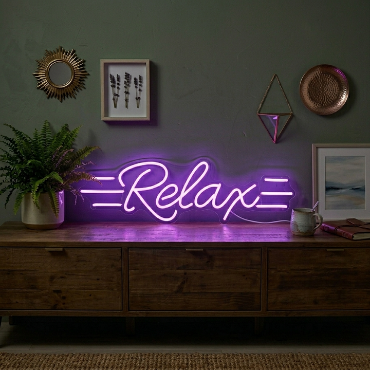 "Relax" Neon Verlichting