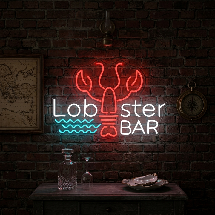 "Lobster Bar" Neon Verlichting