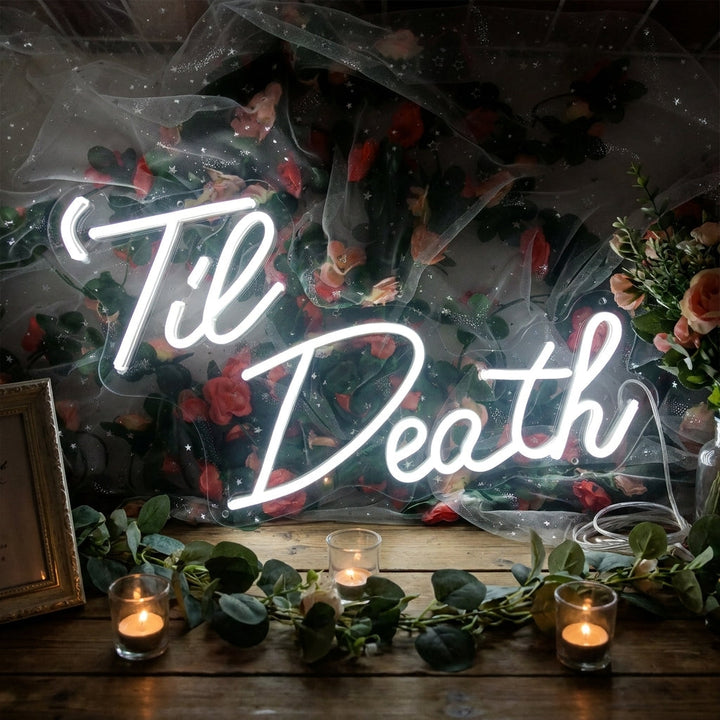 "Til Death" Neon Verlichting