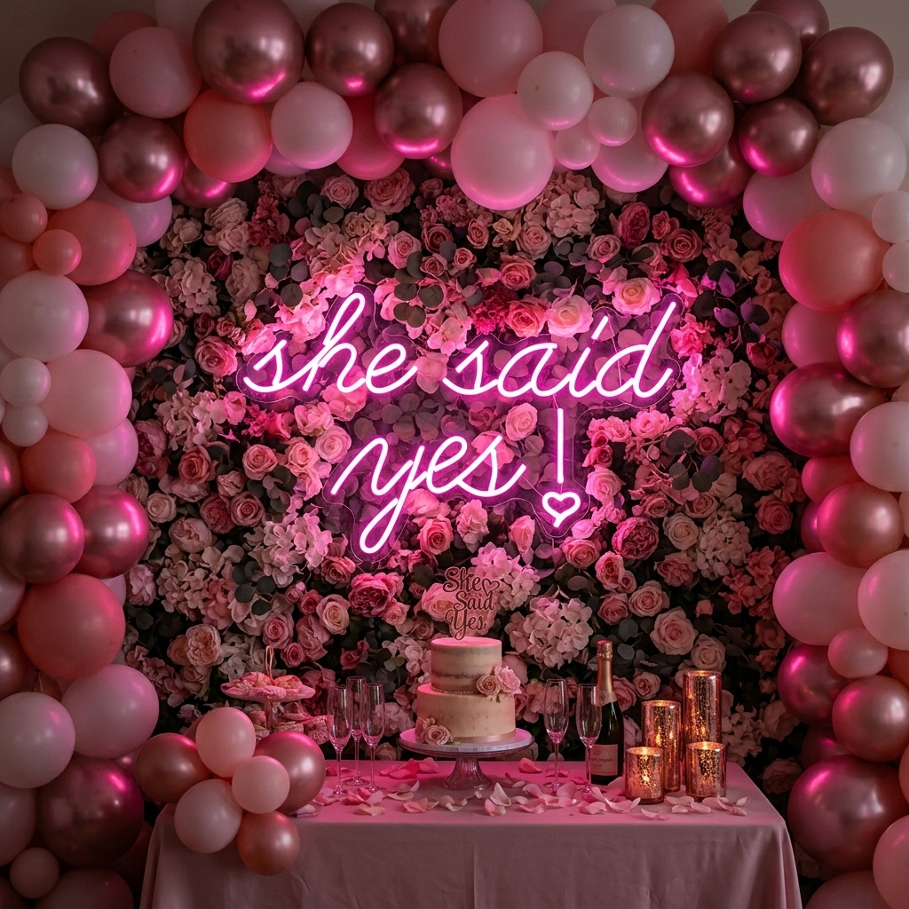"She Said Yes" Neon Verlichting