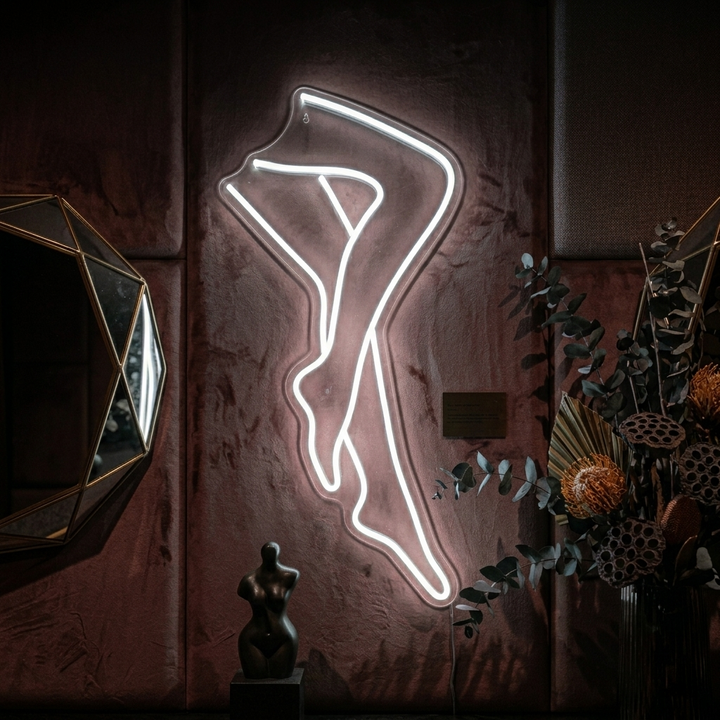 "Sexy Benen Dame" Neon Verlichting