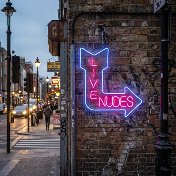 "Live Nudes" Neon Verlichting