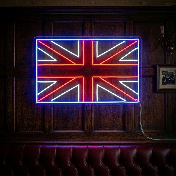 "Vlag Van Uk" Neon Verlichting