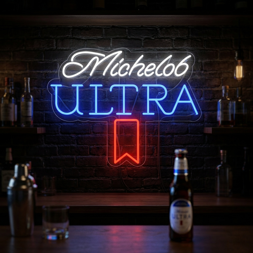 "Vintage Michelob Ultra Bierbar" Neon Verlichting