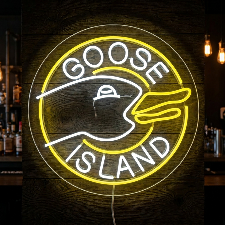 "Goose Island Bierbar" Neon Verlichting