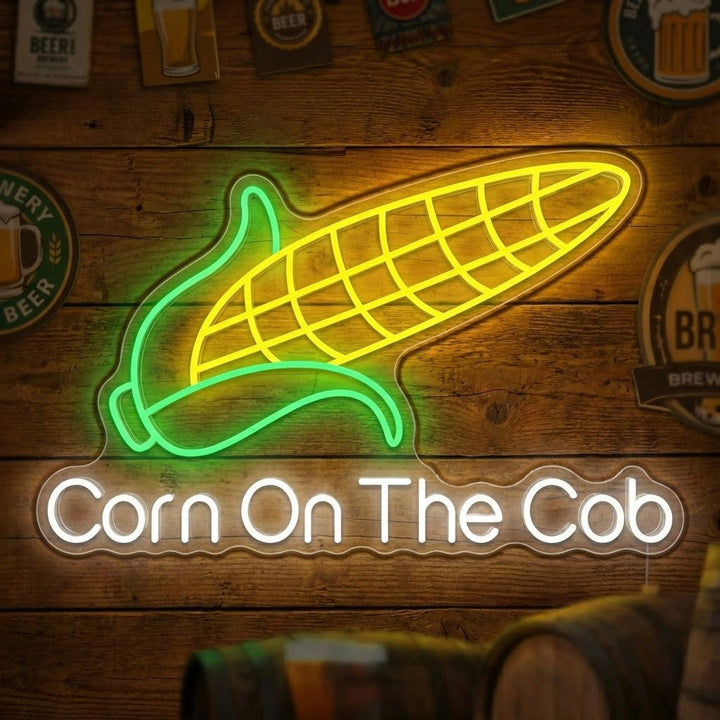 "Corn On The Cob" Neonbord