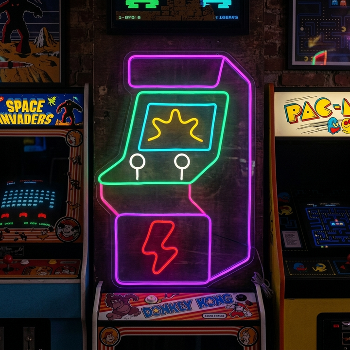 "Arcade-machine" Neonbord
